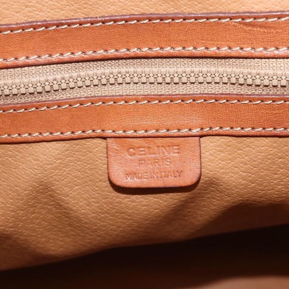 Celine Macadam Handbag Macadam With Leather Brown Canvas Handbag - Picture 6 of 16